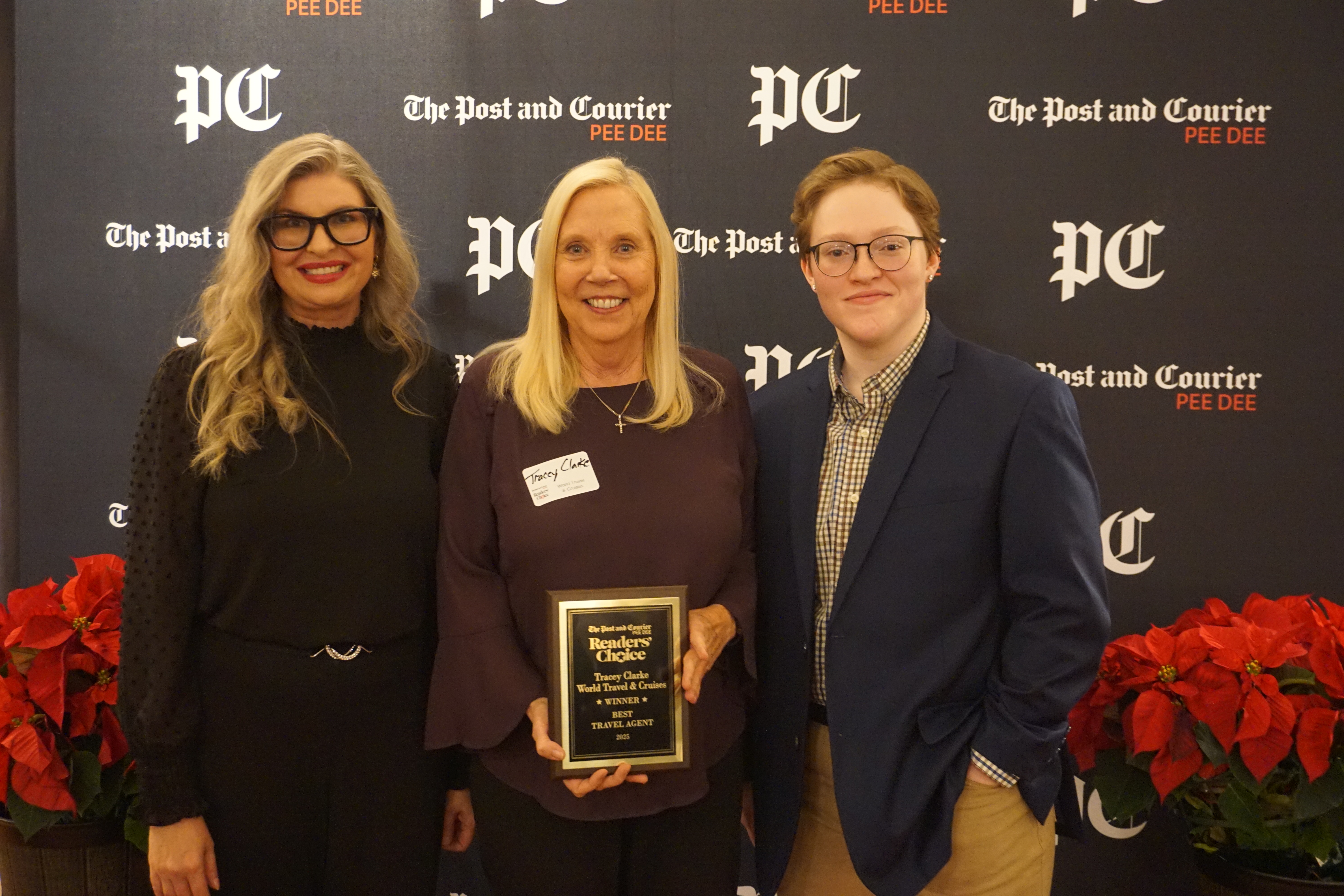 Tracey, owner and travel agent at World Travel & Cruises.