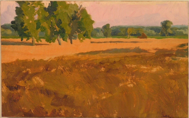 Wilson, Wheat at Zeeb Rd. III, 6x9 Oil