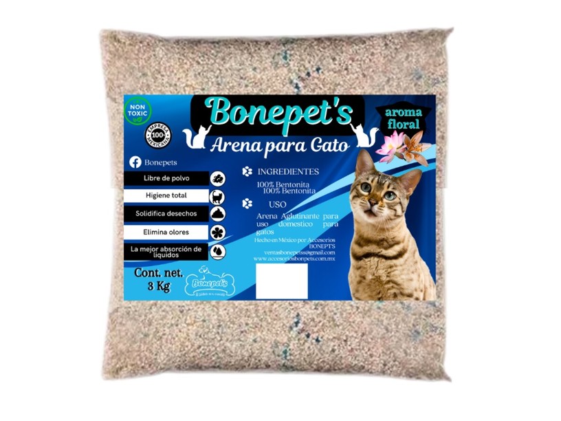 ARENA BONEPETS CON AROMA 
FLORAL