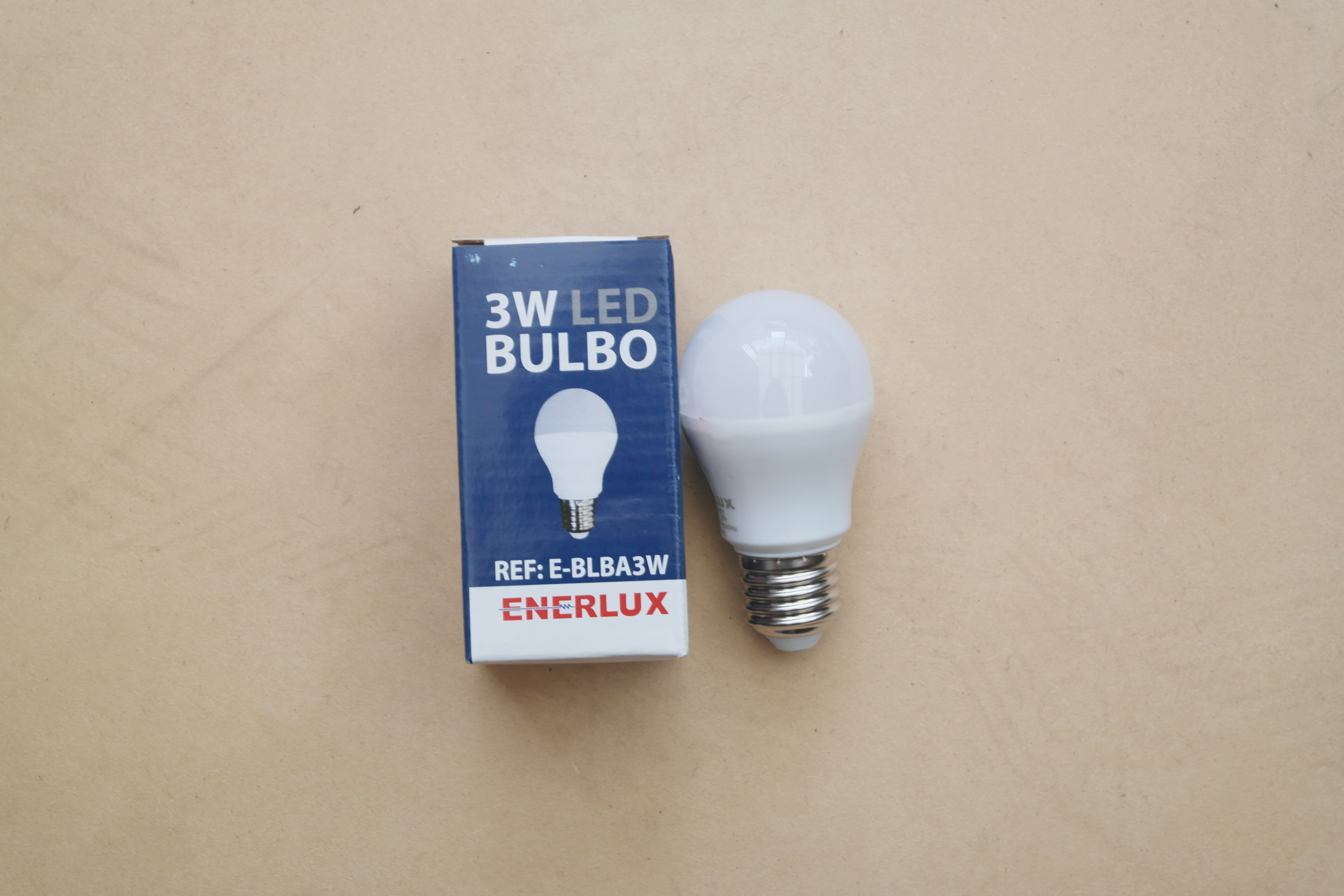 Bombillo LED 3W/6,500K 35000 
Horas Enerlux        Cod-15190