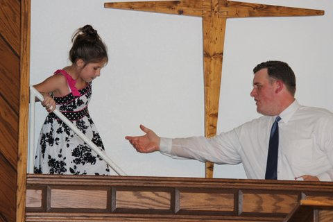 Miss Kara getting Baptized!