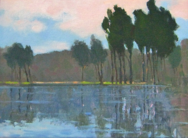 Chamberlain, Magnesium Morning, 9x12 Oil