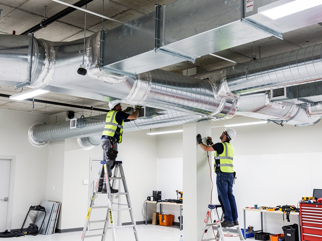 Instalación de Ductos de Ventilación