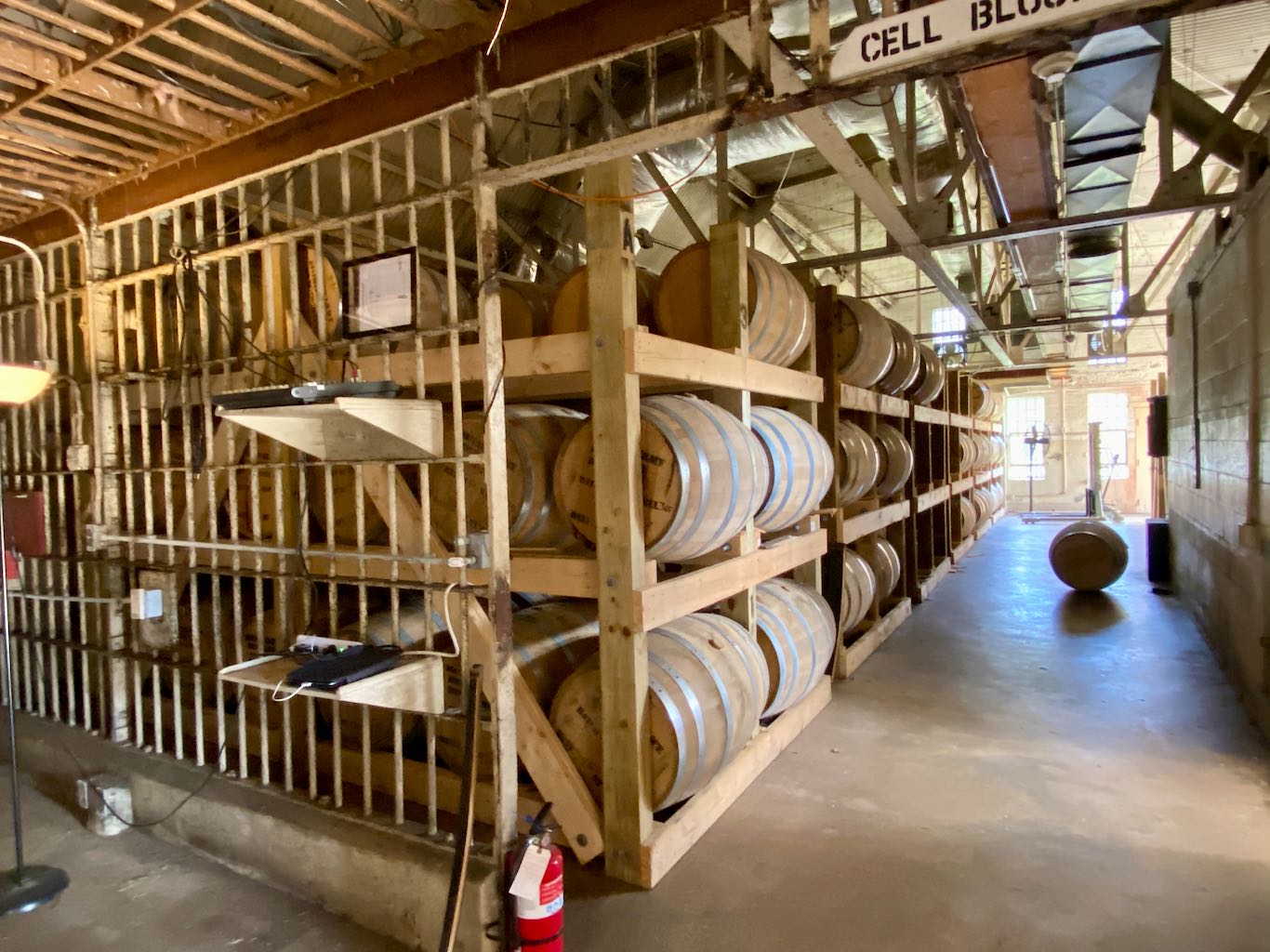 Inside the Rickhouse - Southern Grace Distilleries (Whiskey Prison) 