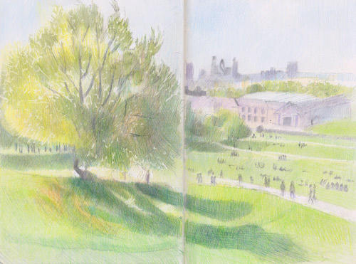 Greenwich Park Hill April 2011