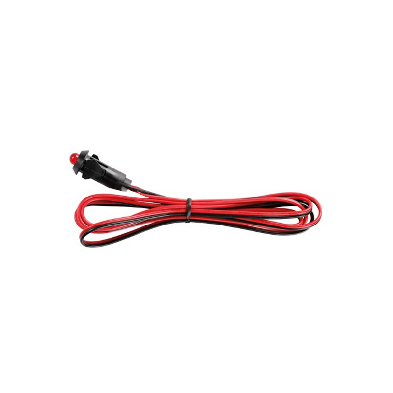 3 VOLT STEADY RED LED WITH HOUSING-SELF STICK MOUNTING SIZE HOLE  3/8” 