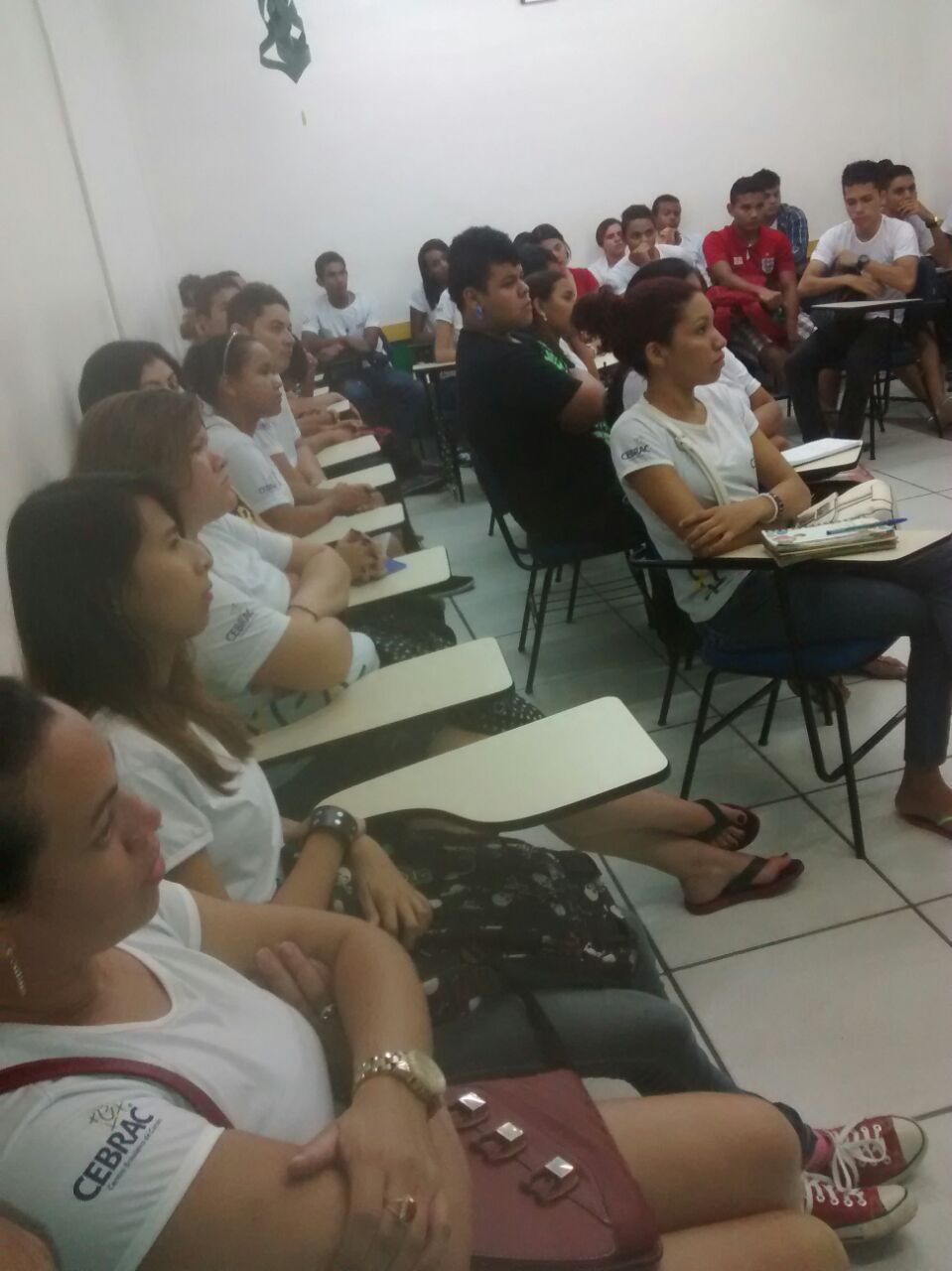 Palestra sobre a profissão de bibliotecário Ministrada pela Vice-presidente do CRB-2 (Mary Caroline), aos Alunos do CEBRAC- Belém-PA 2015