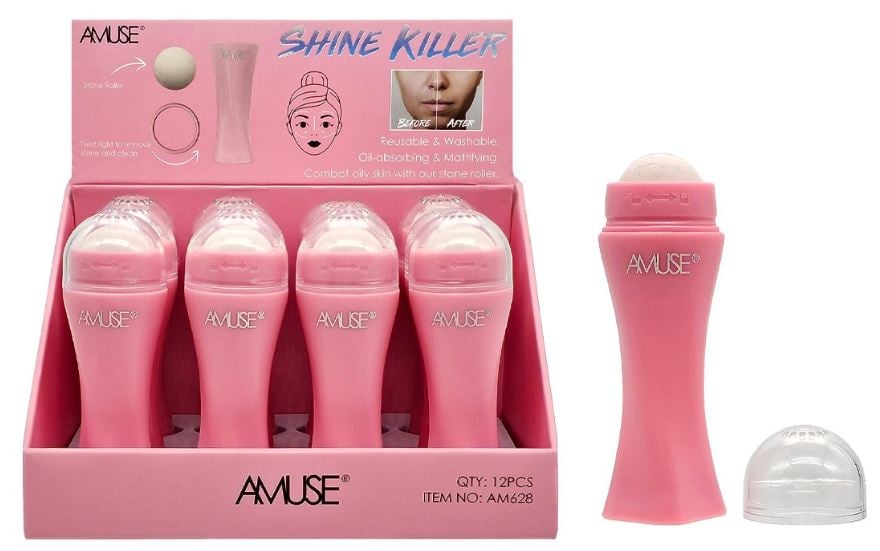 AM628
SHINE KILLER REUSABLE FACE STONE ROLLER
12 PC DISPLAY
