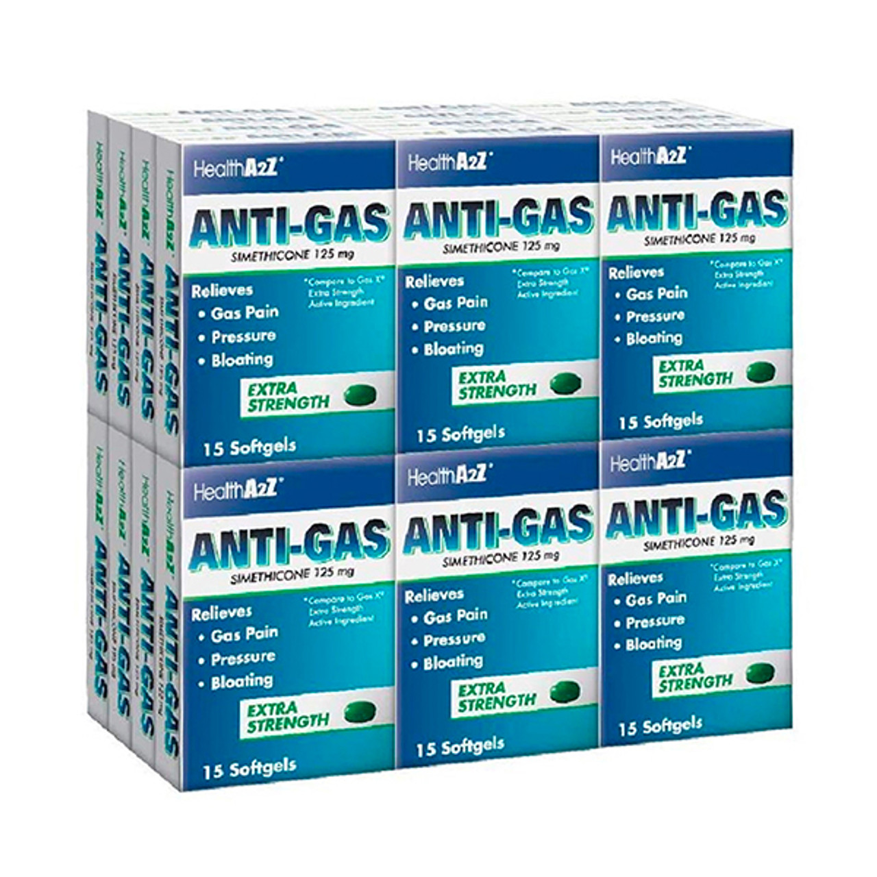 Se usa para tratar los síntomas de la flatulencia (gases) como el dolor o la incomodidad causados por la presión, la sensación de saciedad y la hinchazón abdominal