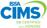 Logotipo de certificación ISSA CIMS GB con honores