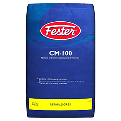 Mortero a base de cemento, agregados minerales, resinas en polvo de alta calidad e inhibidores de corrosión que protegen el acero de refuerzo utilizado en elementos estructurales de concreto.