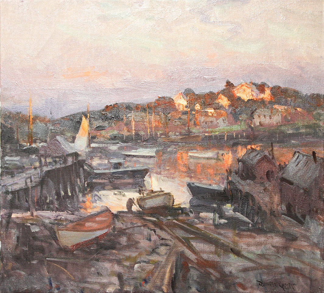 Across from the gallery