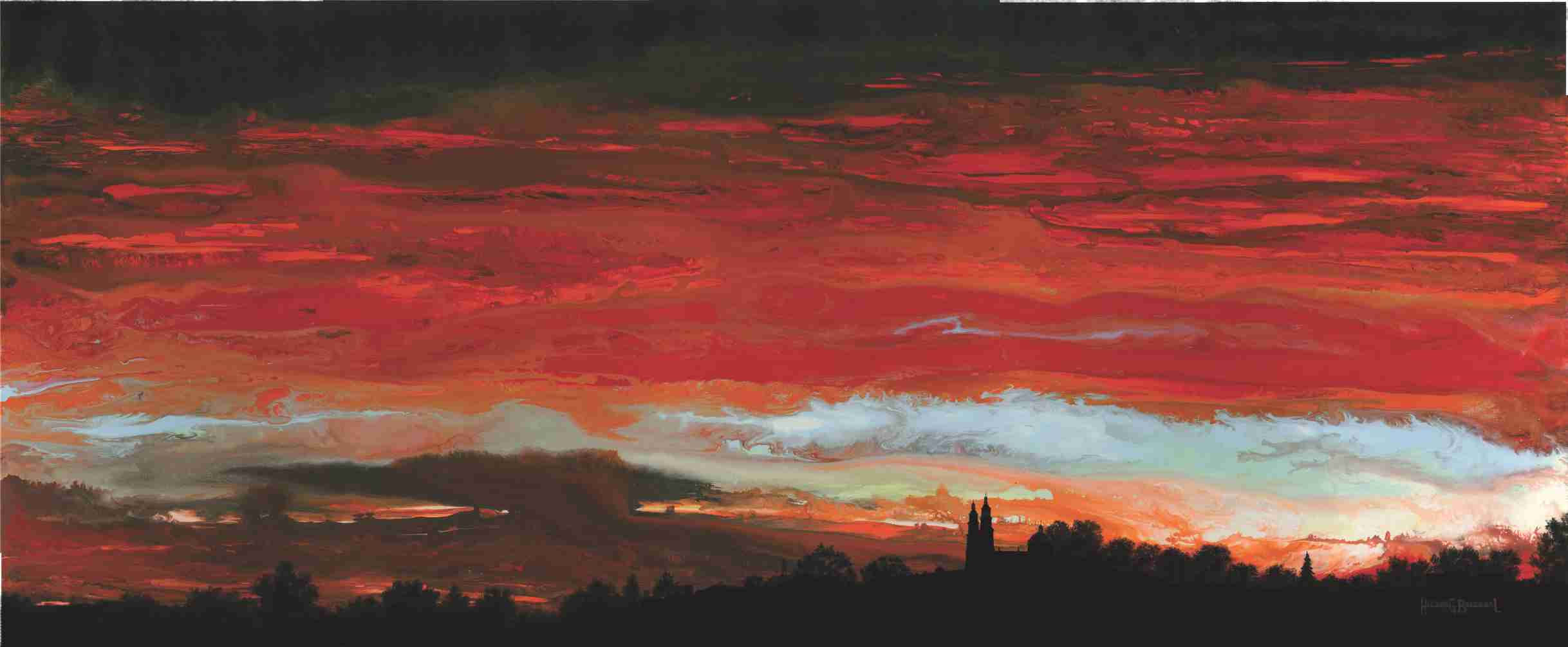 Técnica: Acrílico
Dimensión: 50 x 122 cms.