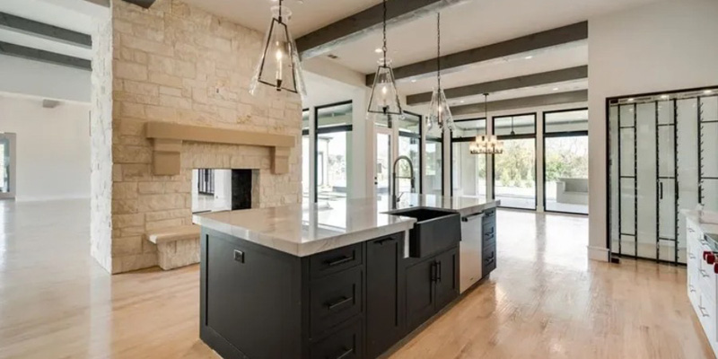 A modern kitchen