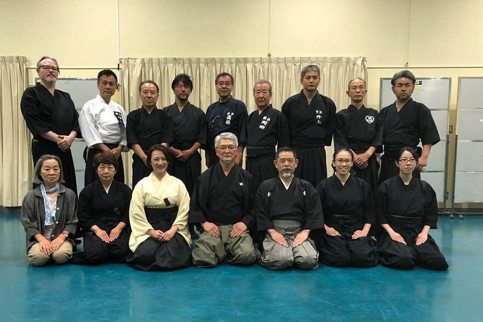 June 2019: Took advantage of a work trip to catch training and shinsa with the Yokohama Mugaikai.