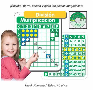 POSTER INTERACTIVO MULTIPLICACION-DIVISION MAGNETICO
HYD- HM 0272 NO.790
$1,162.50