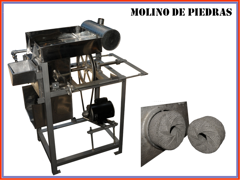 - Motor eléctrico de  2HP 
- Discos de Piedra de 6”
- Fabricado en aluminio y Lamina Cal.#14 de acero inoxidable.- Garantía de 6 meses bajo defecto de fabricación.
