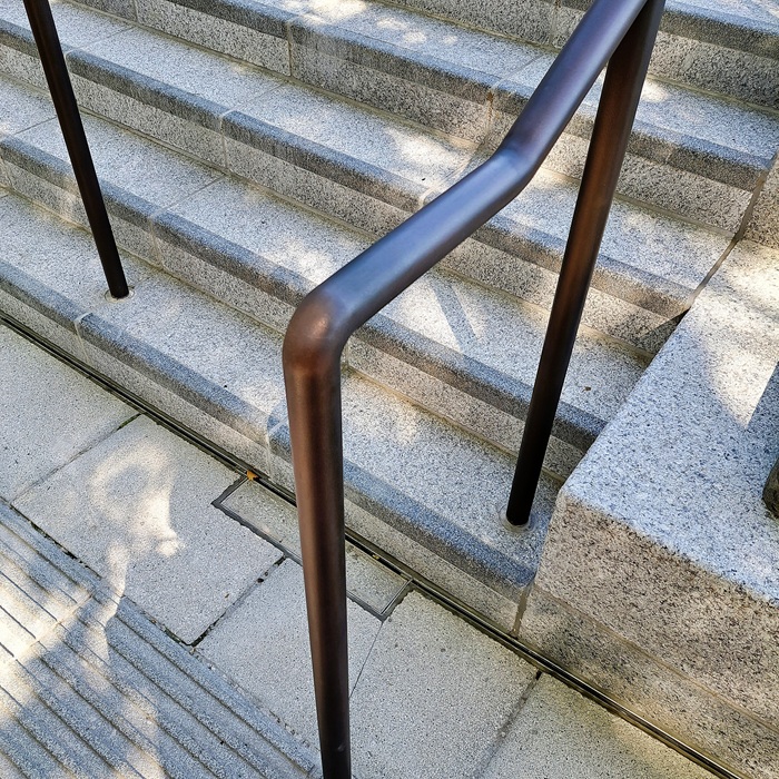 Putney Embankment handrails Artistic Metals bronze coating AM.7.