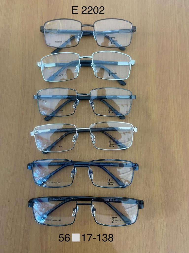 Modelo: E2202
Colores: Negro, Cafe, Dorado, Azul, Gun y Plateado