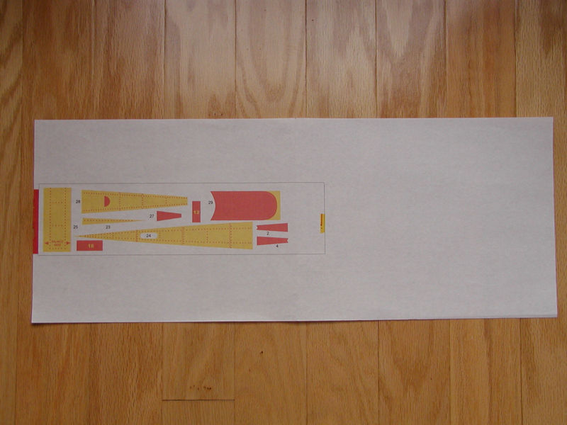 To make alignment of the balsa easy, and to make sure the printer can handle narrow balsa sheets, create a backing sheet. Print a sample graphic on the backing sheet to serve as an alignment guide before actually printing on balsa.