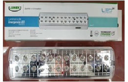 Luminaria Emergencia Led 2,4W 
120-240V Lumek serie C Modelo
 ALE 1  Cod-15401
