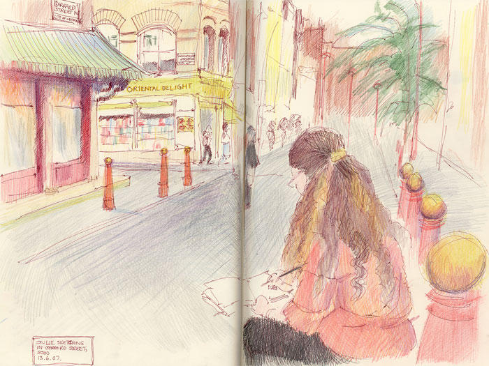 Oriental Delight (Sketching with Julie O)