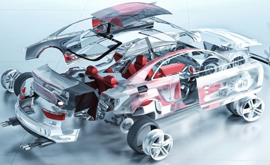 Exploded Car View