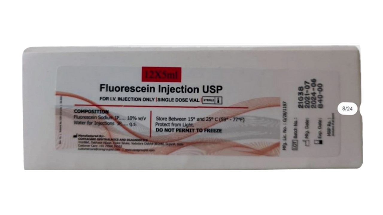 FLUORESCEINA 10%
CAJA CON 12 PIEZAS 