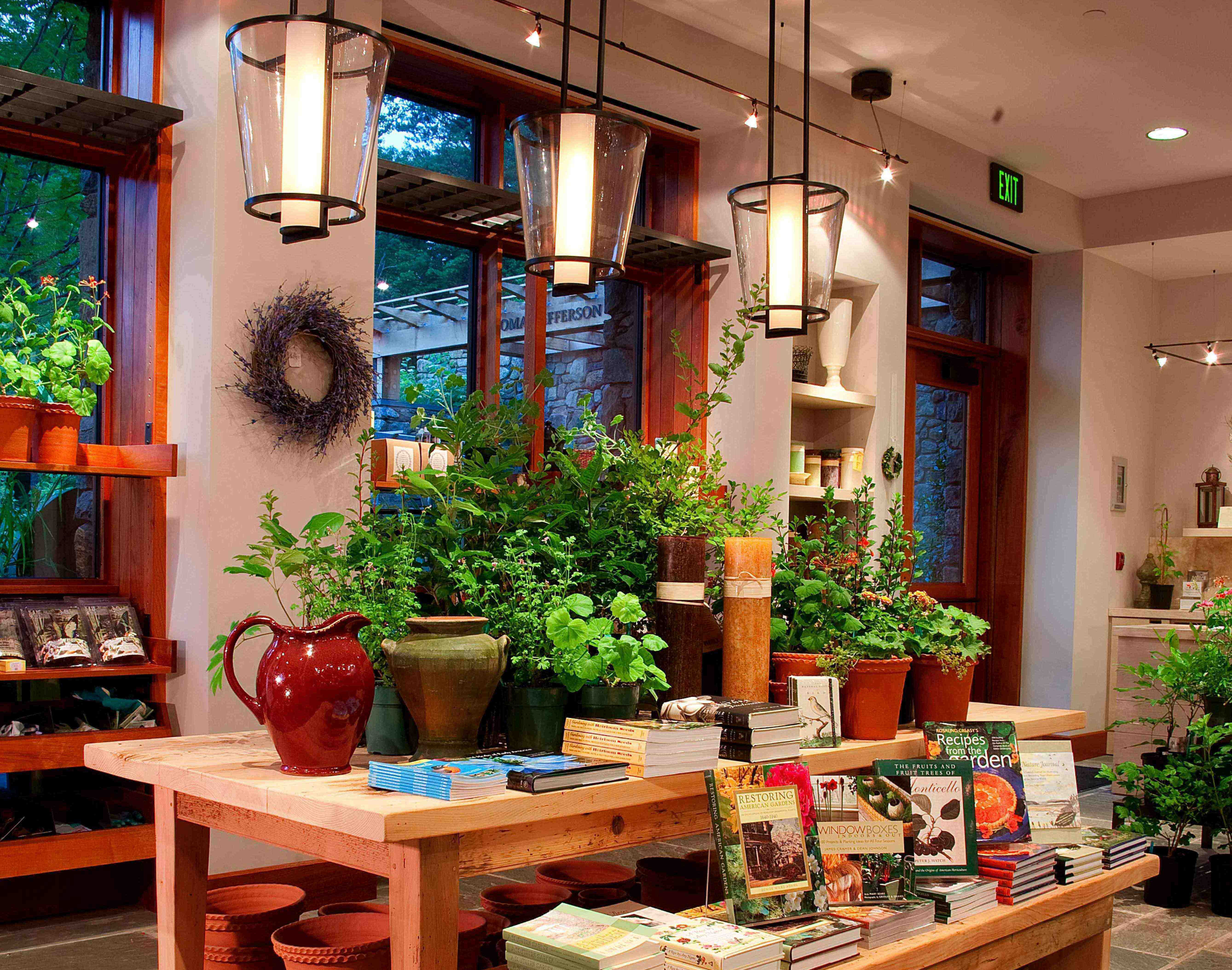 Monticello store design, close up