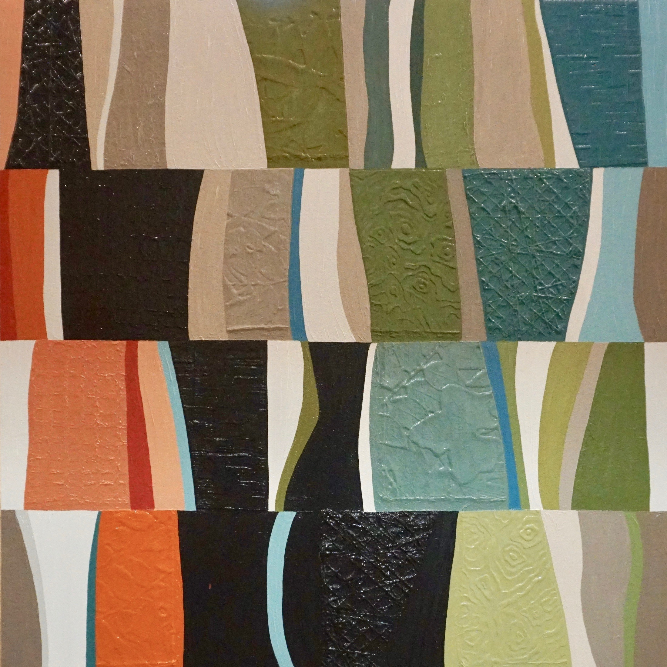 Indigo Child Series "Crystal Mountain 6" 30 x 30