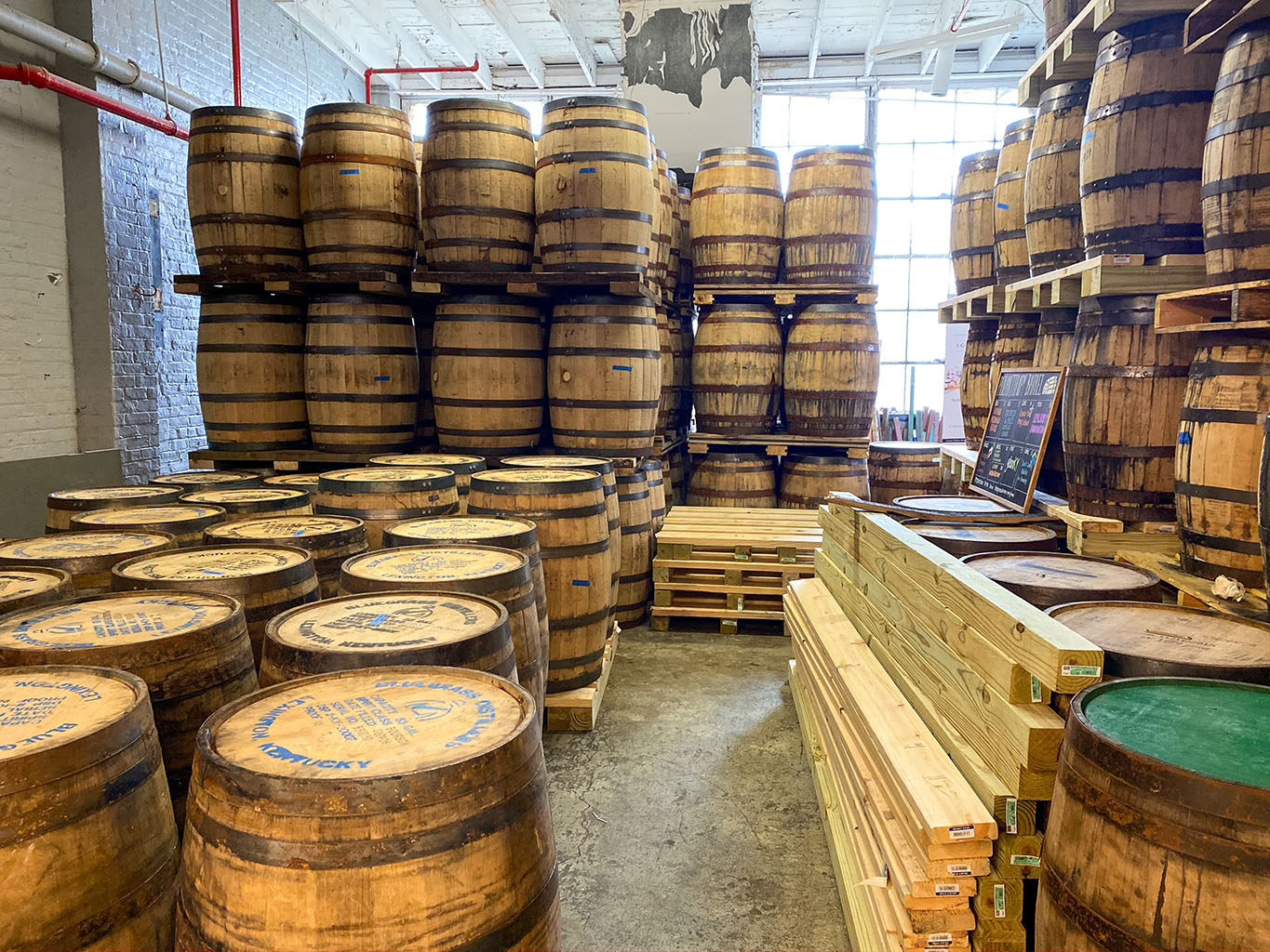 Barrel Room -Bluegrass Distillers