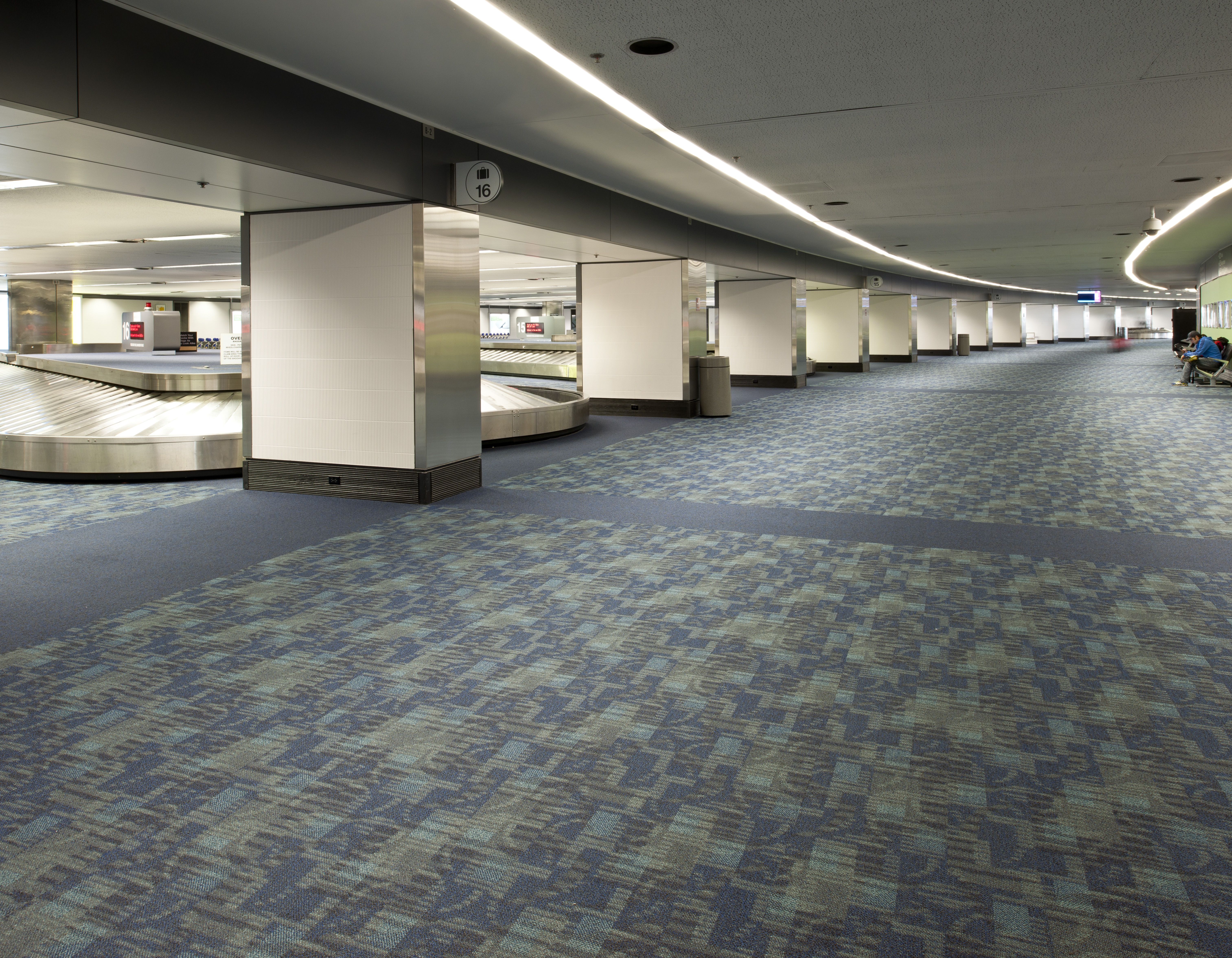Carpet with PVB backing