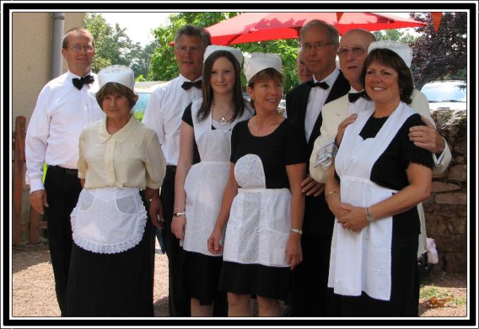 Some of team responsible for organising the English Tea Party