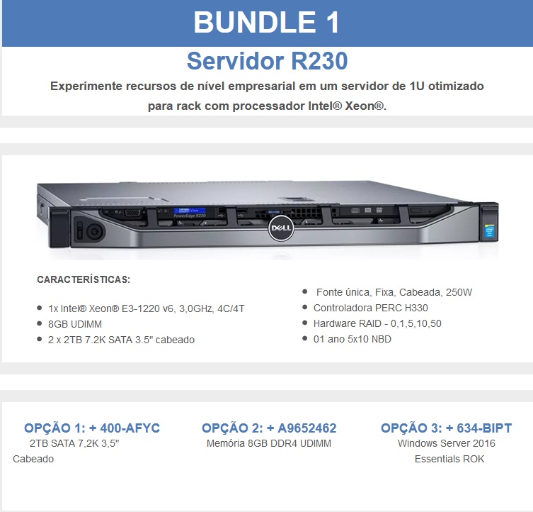 Promoção Servidores Dell na UnitecSys Promoção Servidores Dell na UnitecSys