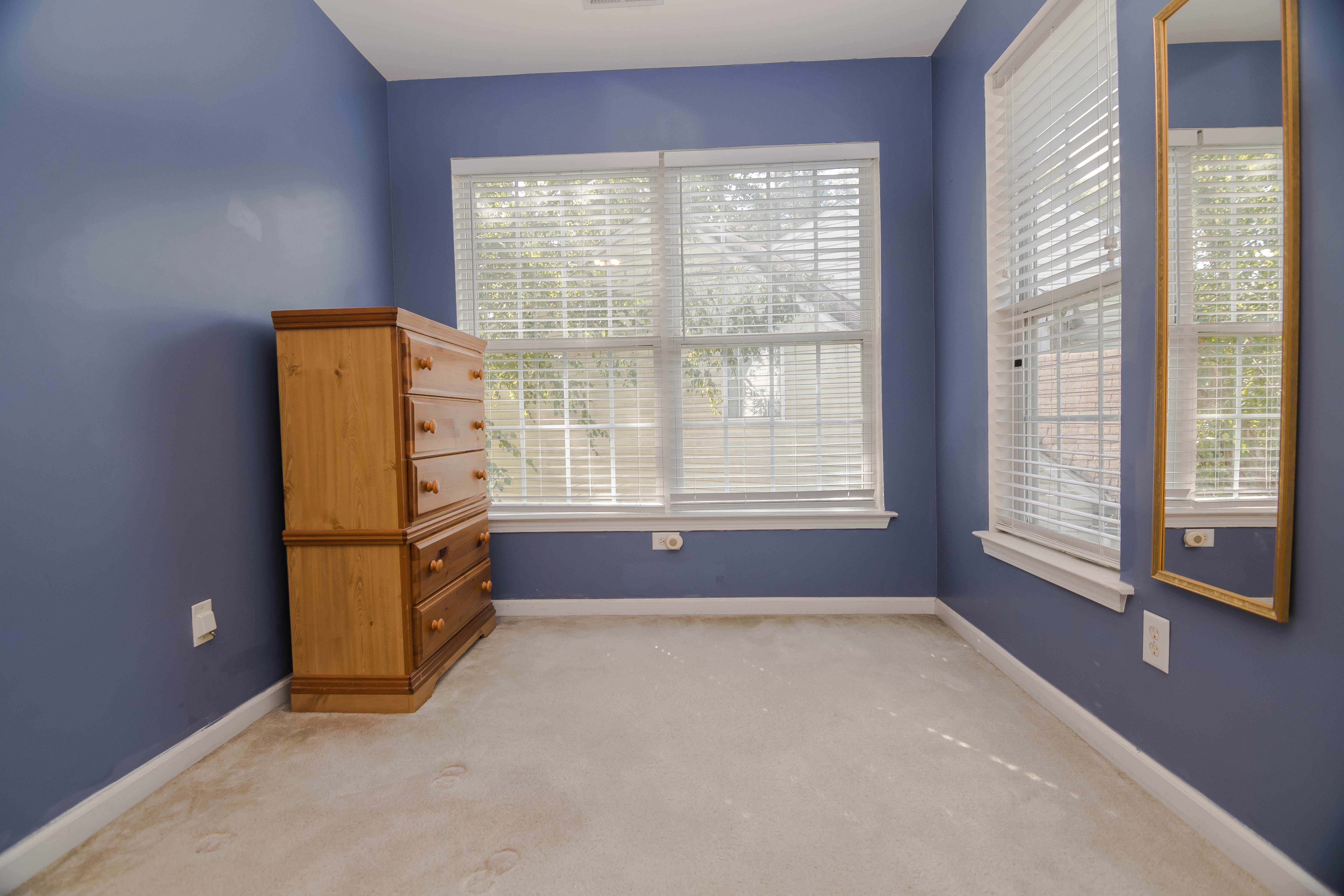 Master Bed Sitting Area - Virtual Staging  Before
