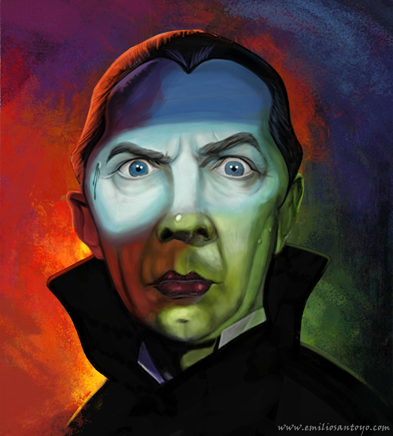 Bel Lugosi's Dracula Digital Painting