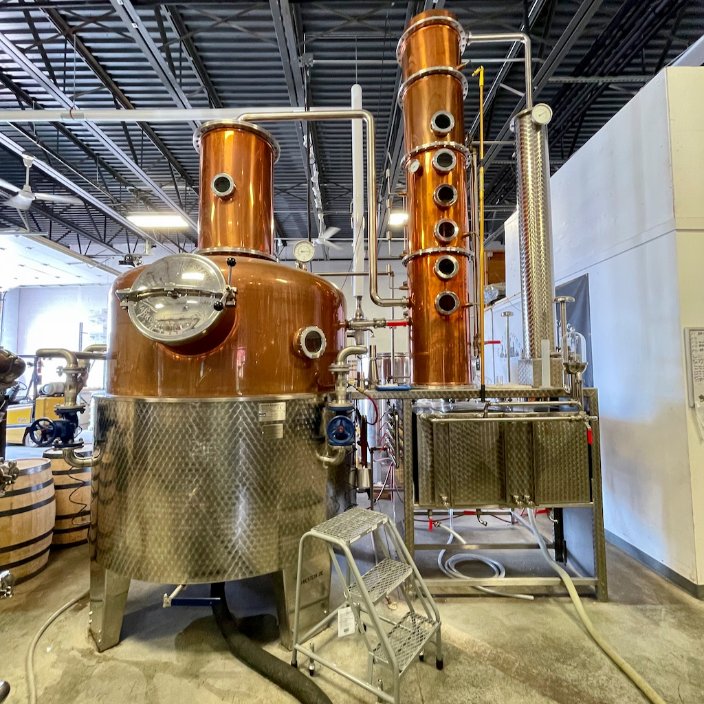 2500 Liter Still - Grand Traverse Distillery Review Tour 