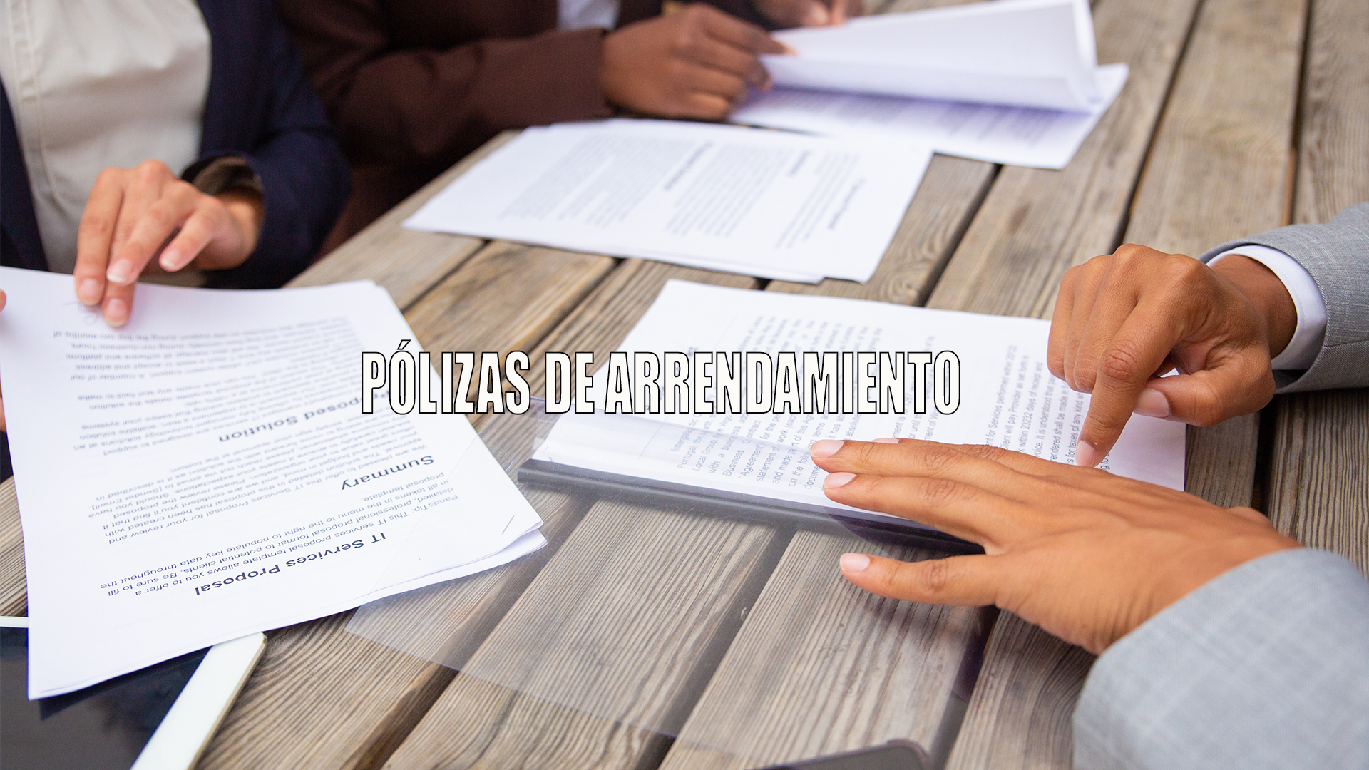 PÓLIZAS DE ARRENDAMIENTO