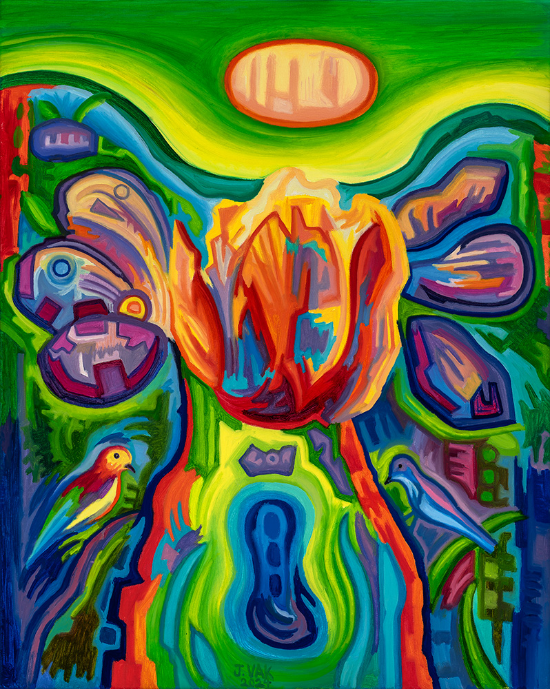 Two Birds & Flowers
30 X 24 Original Oil
$1500
2024