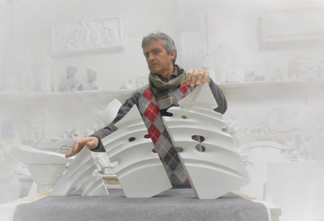 With my project in the atelier