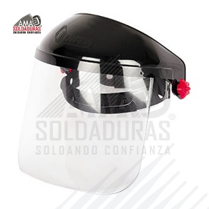 PORTECTOR FACIAL AJUSTE DE MATRACA 3-PF-500-T
Descripción: Diseñado para proteger cara, ojos y cuello. Capacidad de abatimiento de 90°. Visor de policarbonato. Visor estándar 12“x 8“. Útil para trabajos en los que se requiera protección de toda la cara, donde se maneja temperatura, protección contra chispas y salpicaduras. Suspensión con ajuste de matraca.
Norma: ANSI/ISEA Z87.1-2010 , NMX-S-056-SCFI-2007,
NRF-088-PEMEX-2005