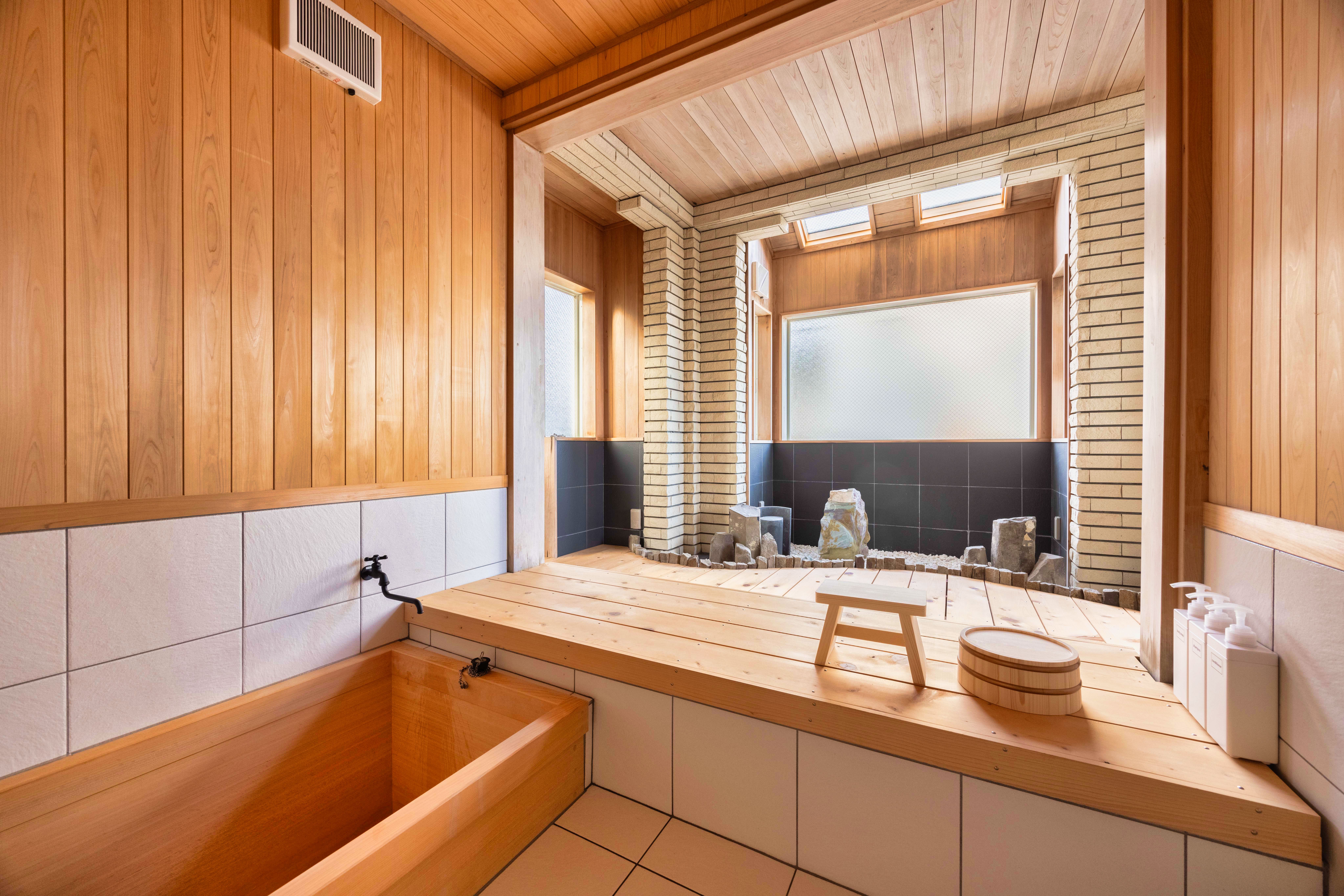 In-Home Private Hinoki Wood Onsen