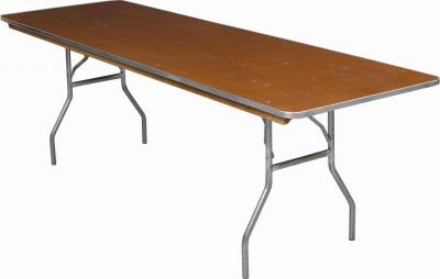 8 Ft. Wood Rectangular Table