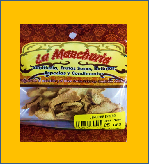 JENGIBRE ENTERO
25 GRS