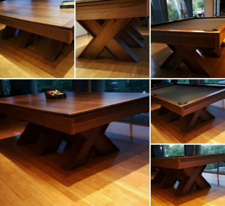 MESA DE BILLAR POOL COMEDOR TRIPLE X