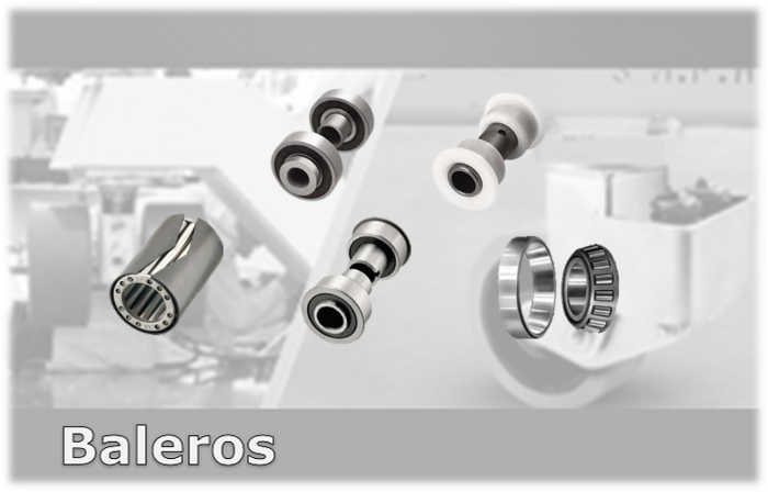 Rodillos - Precision - Pedestal - Conicos