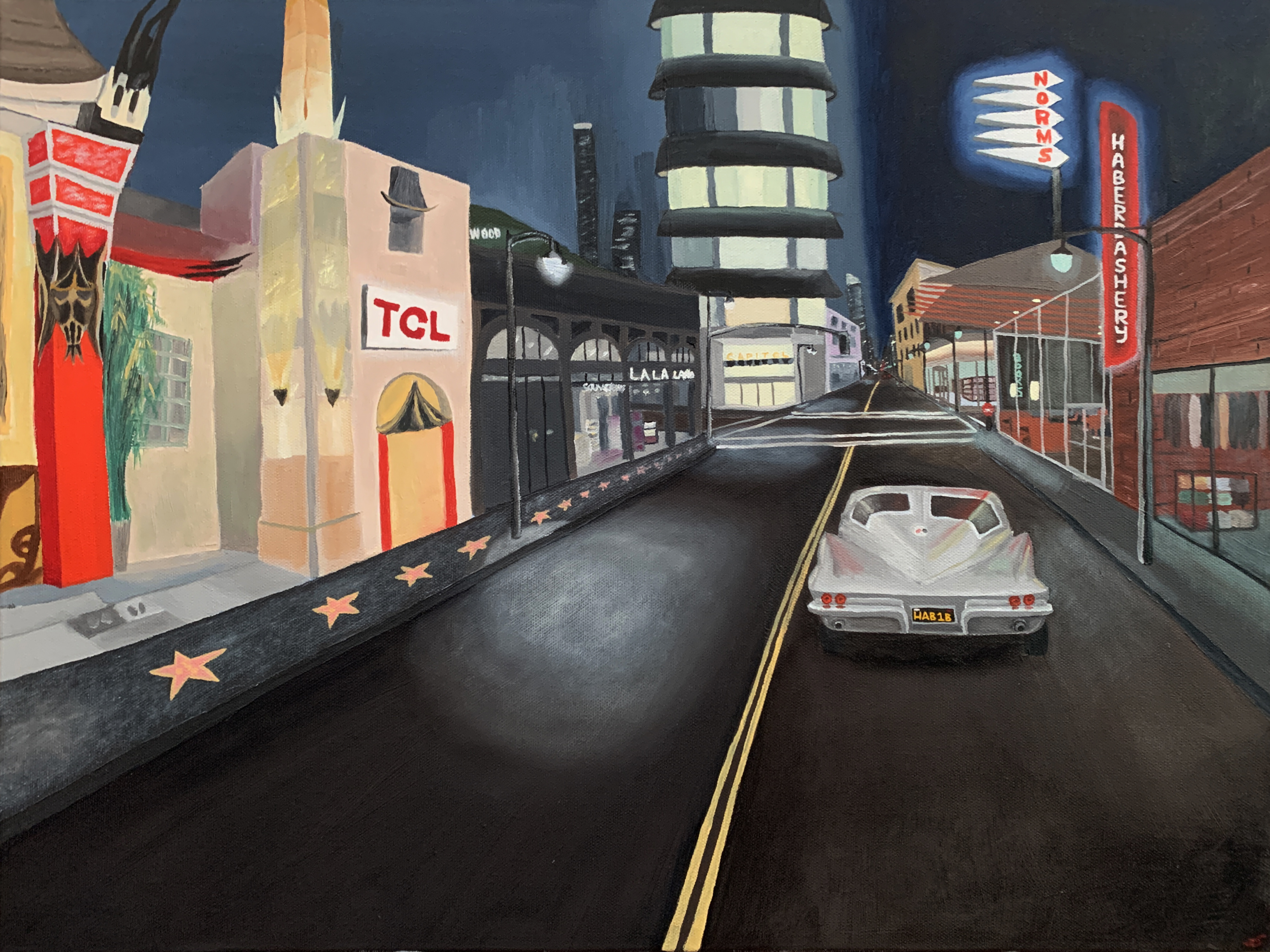 "HABWOOD" Water mixable oil on canvas, 2021