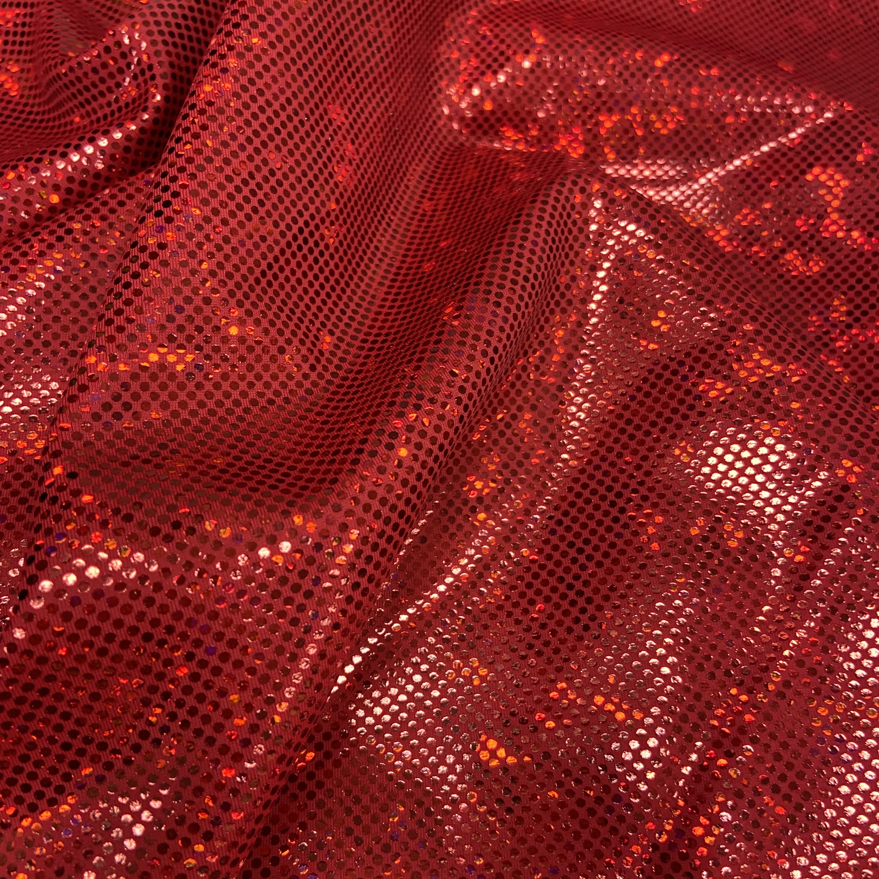 Red shattered hologram 