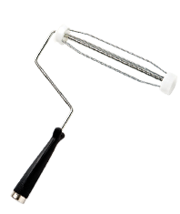 Maneral elaborado con varilla de 6mm de diámetro recomendado para felpas de media y alta densidad. El mango es de plástico y cuenta con rosca reforzada para extensión. 