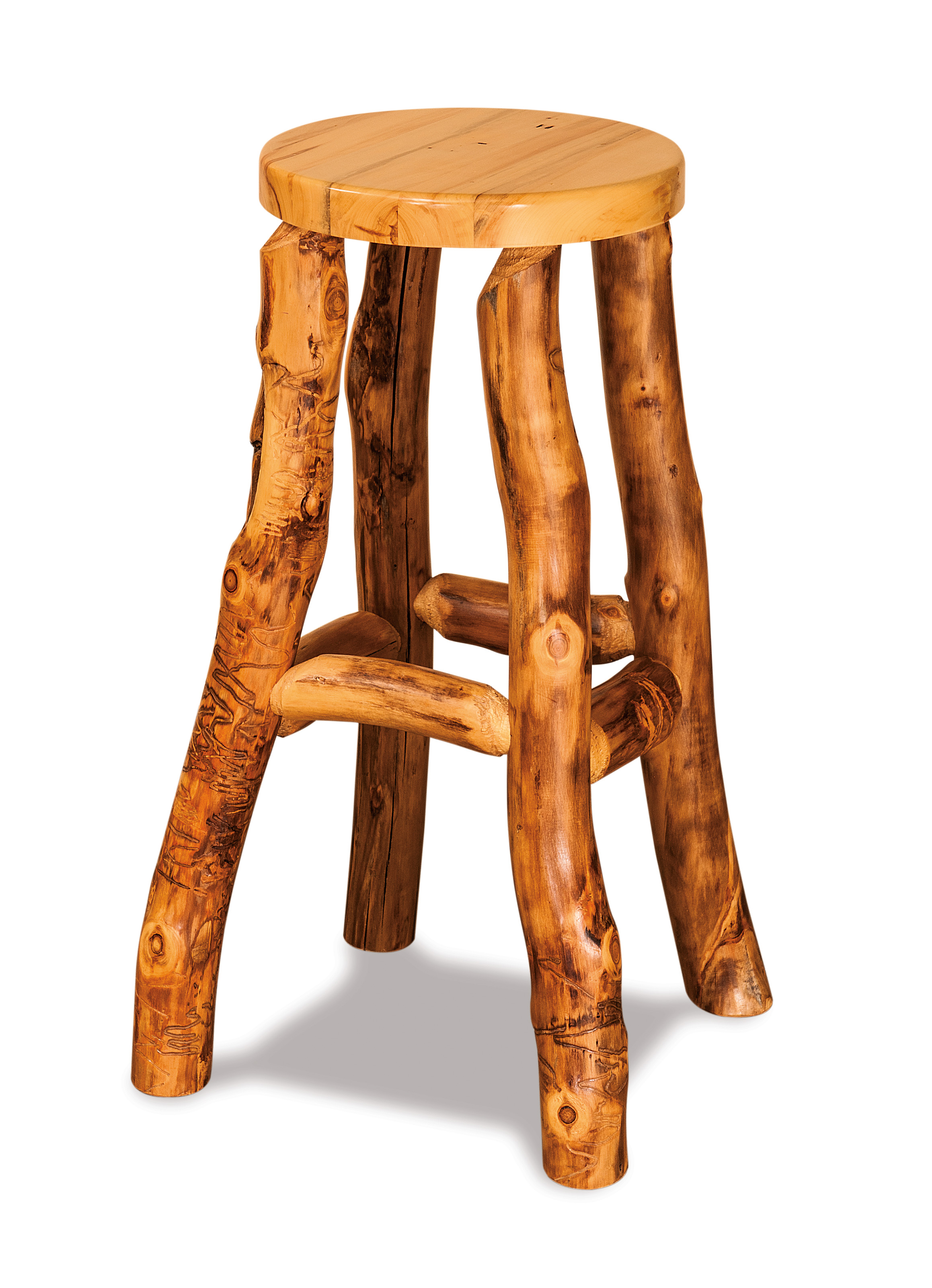 Round Bar Stool-Aspen
